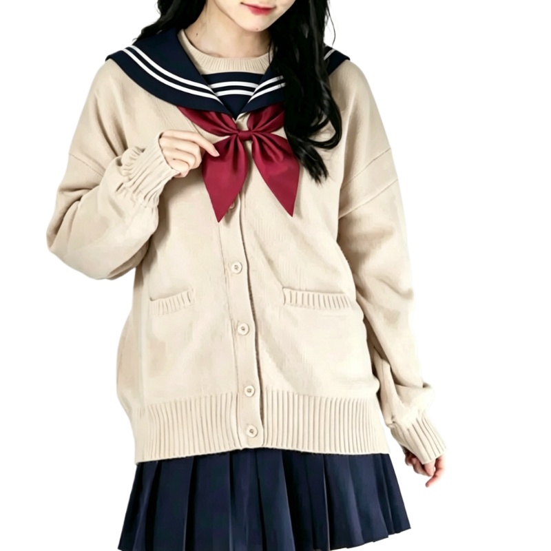 Anime Cosplay Dance - アニメ僕のヒーローアカデミア 僕のヒミコ・トガ コスプレ衣装 女の子 JK制服 セーターコートセット
