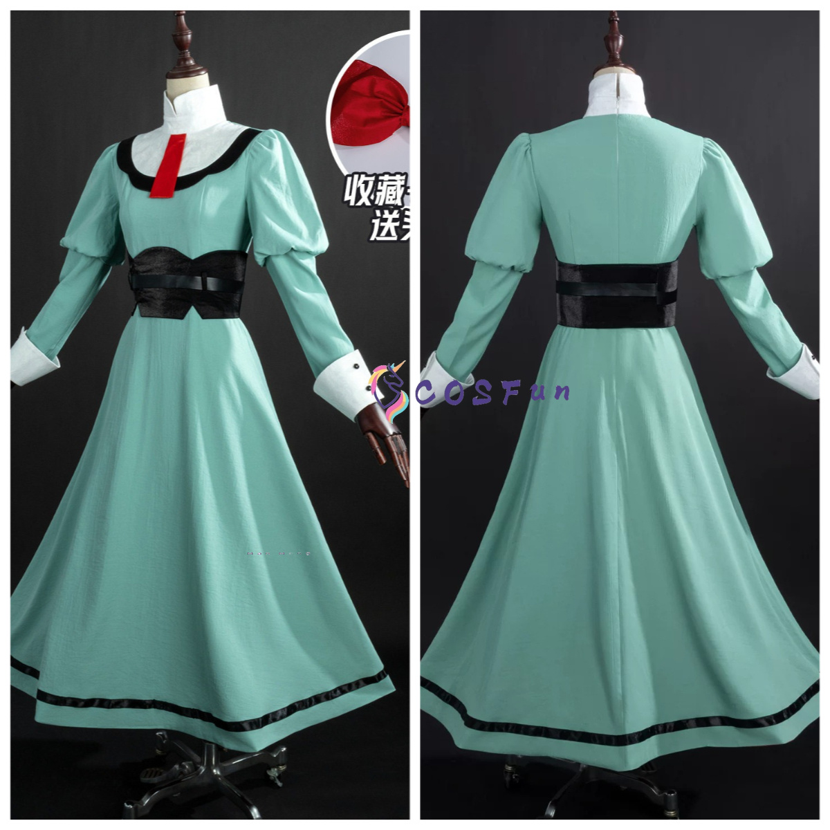 Anime Cosplay Title - リボンナイト リスティングタイトル コスプレ衣装 アニメパーティー制服 ハロウィン プレイロール服
