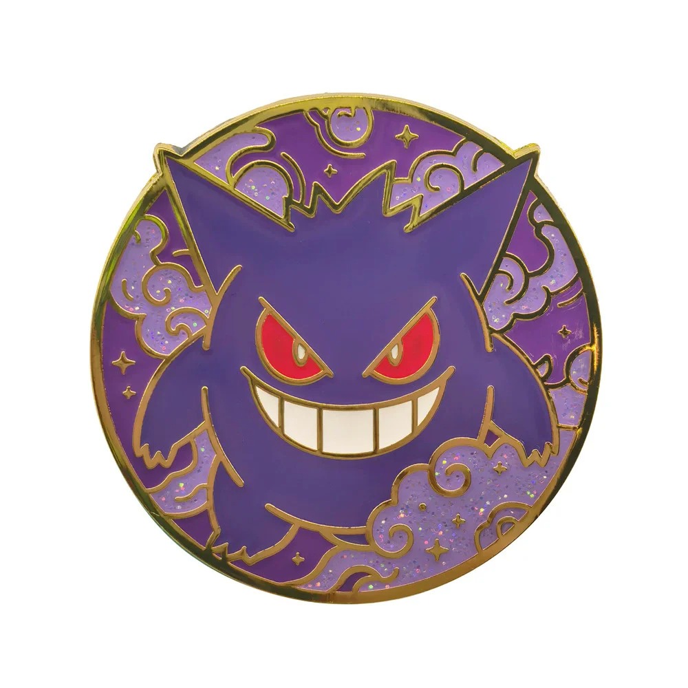 Anime Cosplay Pokemon - ポケモンハードエナメルピンエルフアニメ漫画ラペルピンバックパック用服ゲンガーバッジかわいいブローチジュエリーギフト友人へのプレゼント