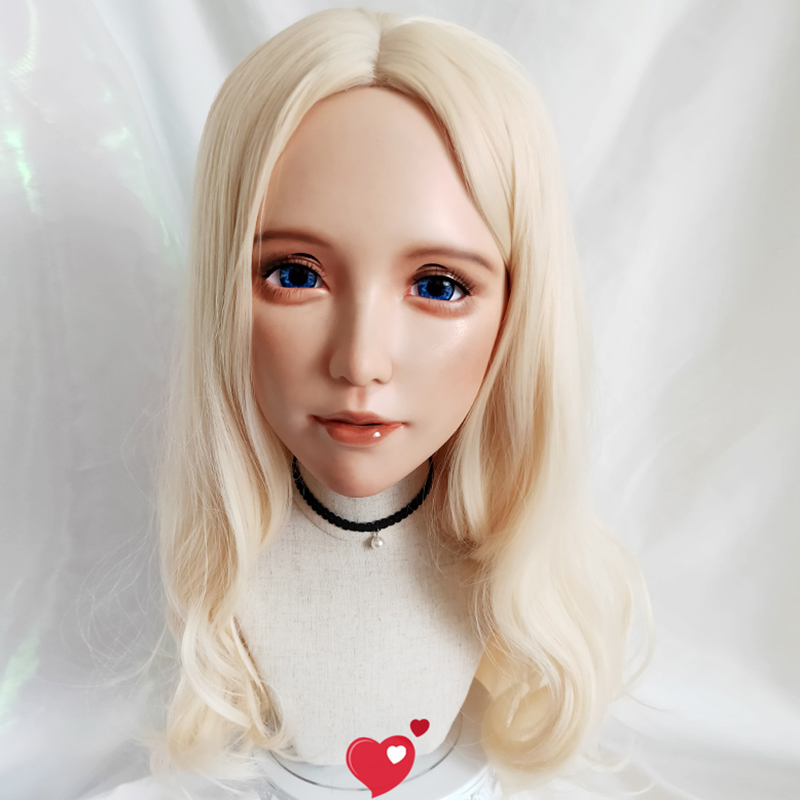 Anime Cosplay Eye Makeup - (Shu-02)女性スイートガール樹脂製ハーフヘッド着ぐるみBJD目クロスドレッシングコスプレ日本のアニメ役ロリータマスク肌のようなメイク