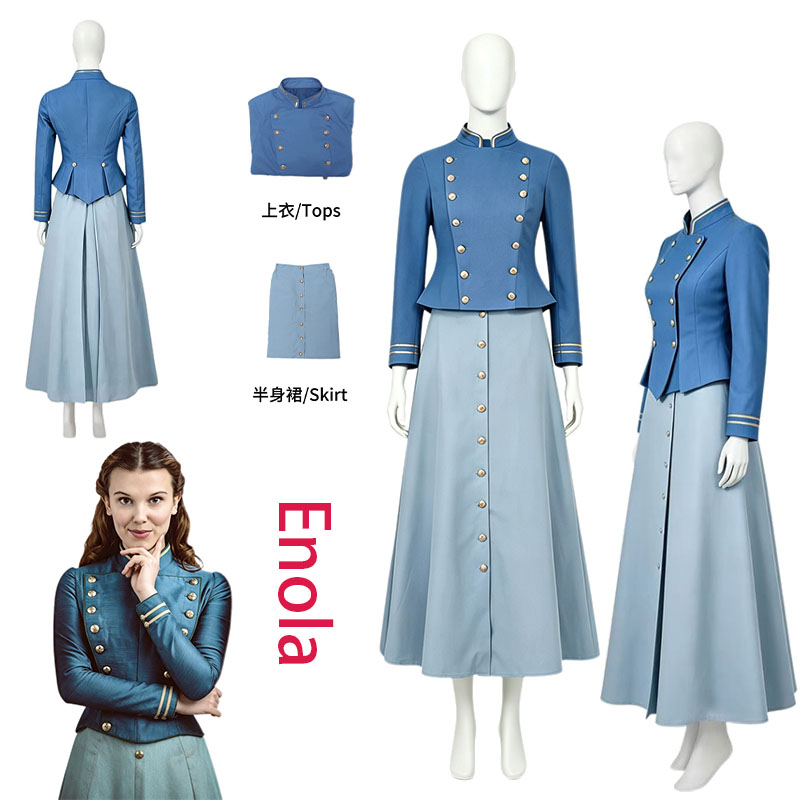 Anime Cosplay Ladies - WHH ムービー エノラ コスプレコスチューム ホームズ 女性用