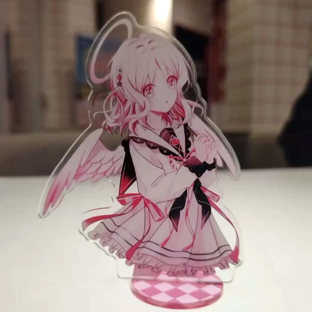 Anime Cosplay Sus - アニメ『ディアボリック・ラヴァーズ』小森優衣コスプレスタンド アクリル製漫画フィギュア スタンドプレート デスクトップ装飾小道具 オーナメント アクセサリー