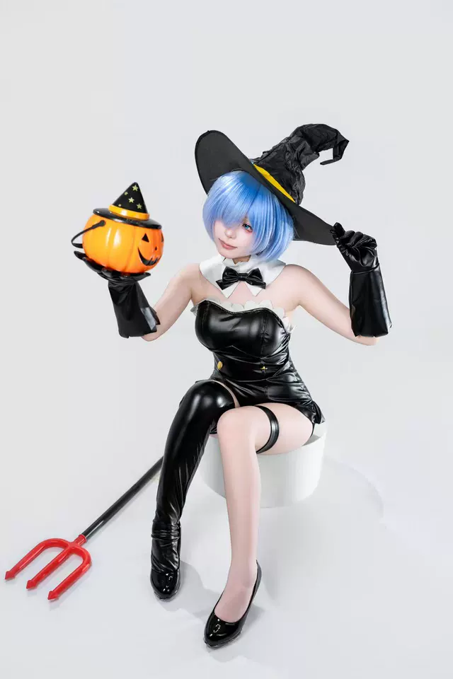 Anime Cosplay Rem - Re:ゼロから始める異世界生活 レム ファントムナイト マジック コスプレコスチューム -