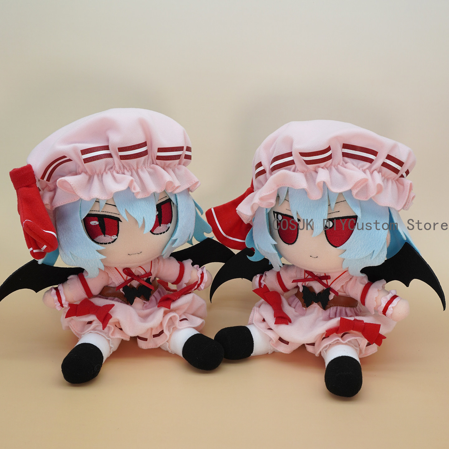 Anime Cosplay Sus - アニメ東方プロジェクトレミリア・スカーレットフモ漫画ぬいぐるみボディ座位姿勢フィギュアアイドルぬいぐるみ枕コスプレクリスマスギフト 20 センチメートル