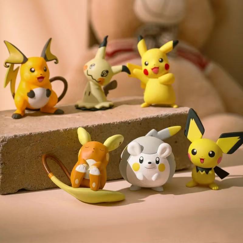 ポケモンアニメフィギュアミュウツーゲンガーピカチュウイーブイ - Anime Cosplay Pokemon のレビューと価格