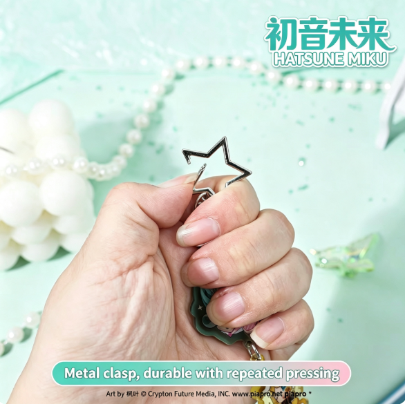 初音ミクグッズブレスレット、グジミクアクリルビーズキーホルダ - Cosplay Anime N のレビューと価格