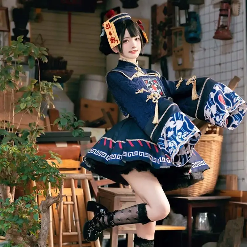 ロリータ中国風の甘いドレスかわいいアニメゾンビガールコスプレ - Anime Cosplay In Chinese のレビューと価格