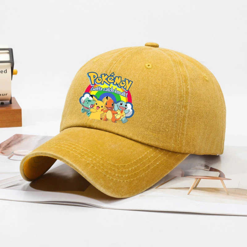 子供野球帽男性女性アニメフィギュアポケモン太陽の帽子新しい大 - Anime Cosplay Pokemon のレビューと価格