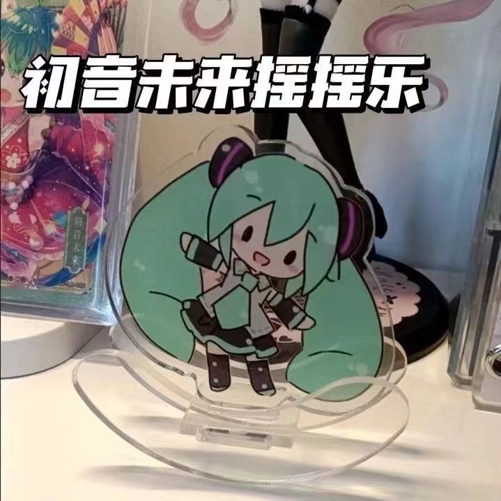 初音ミクのアクリル製揺れおもちゃデコレーション、かわいい漫画 - Cosplay Anime N のレビューと価格