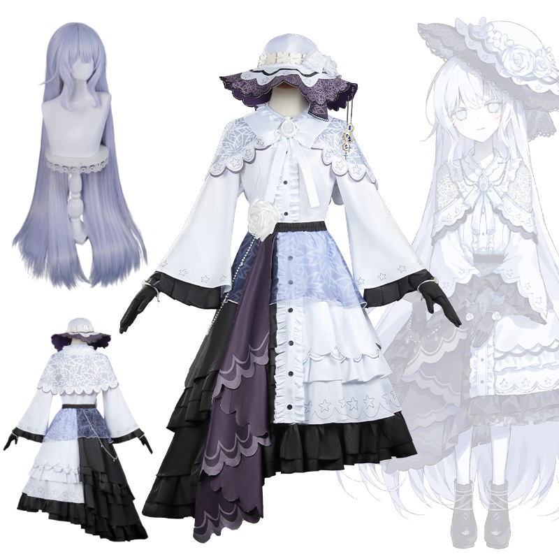 2026 アニメ月城雪コスプレ衣装ウィッグゲーム魔法少女魔女 - Cosplay Anime Yuki のレビューと価格
