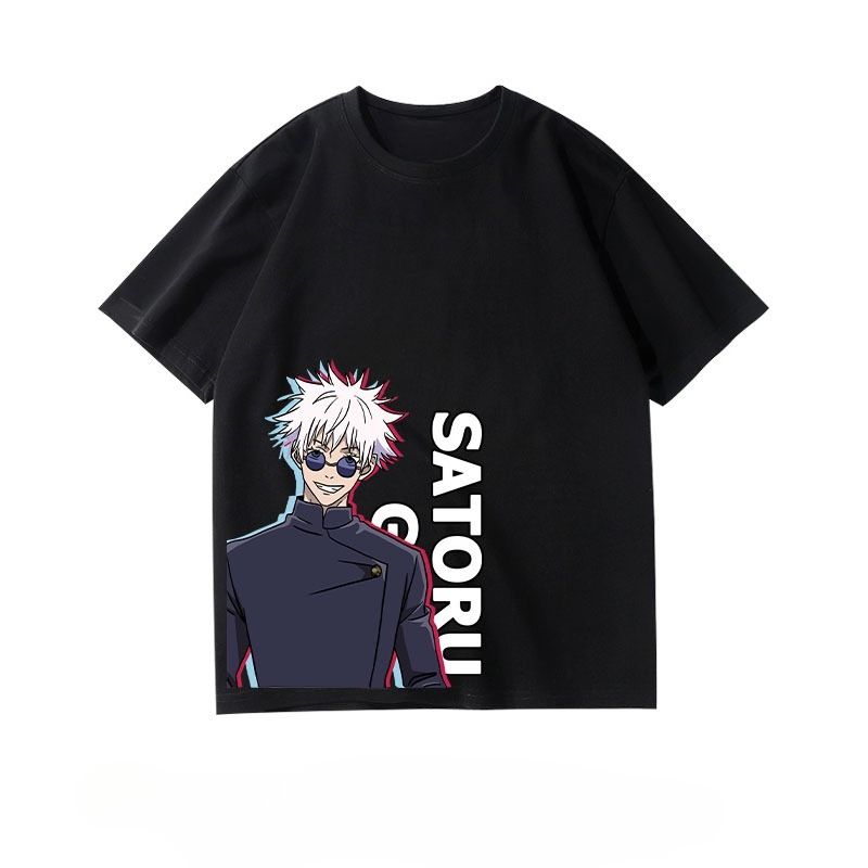 2026 アニメ Tシャツ呪術廻戦五条悟ユウジ Tシャツ男性 - Anime Cosplay For Couples のレビューと価格