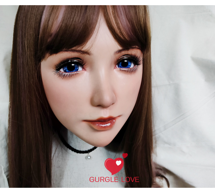 (Shu-02)女性スイートガール樹脂製ハーフヘッド着ぐるみ - Anime Cosplay Eye Makeup のレビューと価格