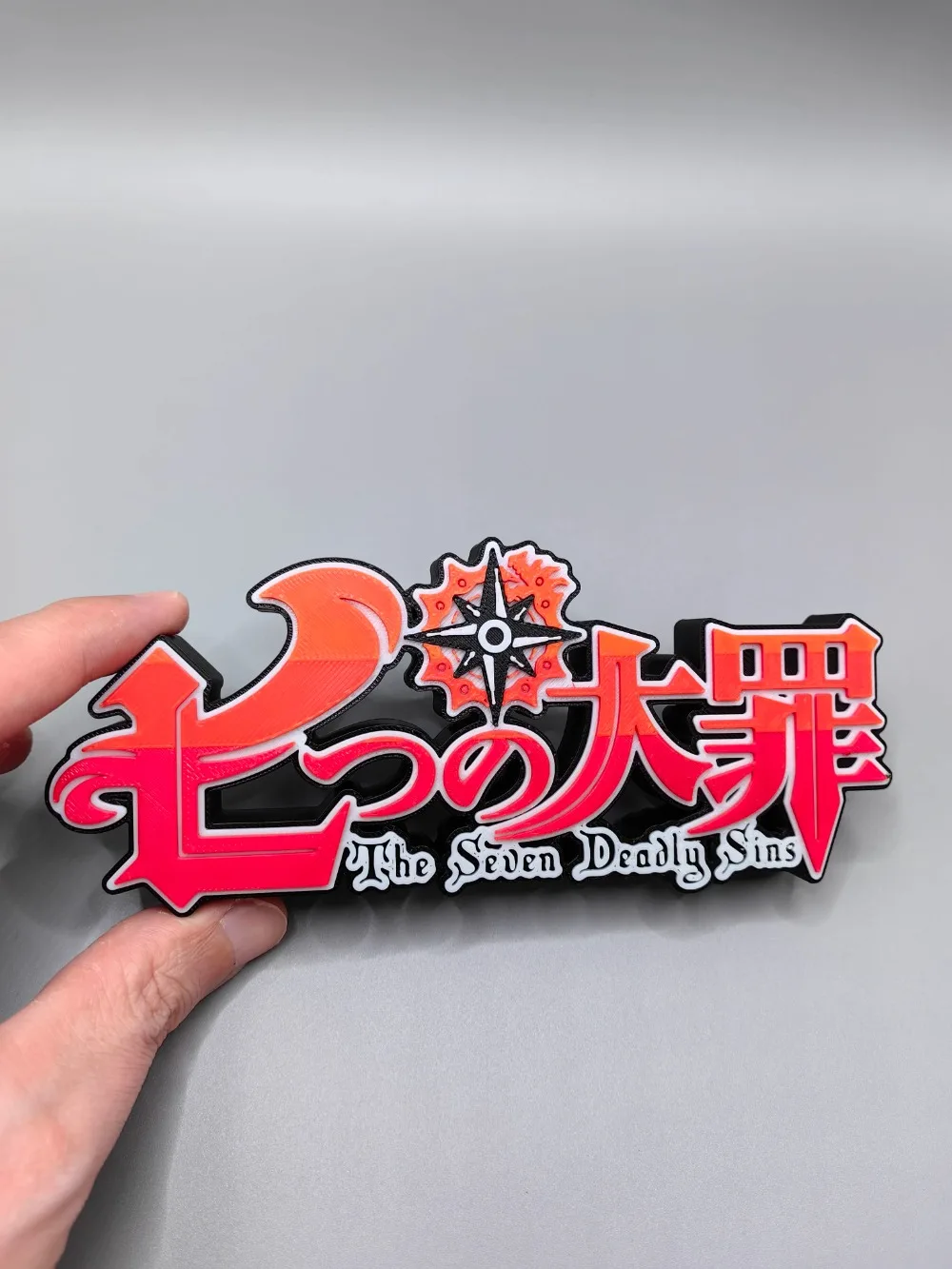 アニメ七つの大罪 3D モデル人形タイトル銘板メリオダスホー - Anime Cosplay Title のレビューと価格